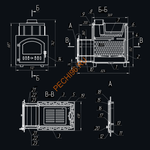 Печь банная Гефест GFS ЗК 40 (М) Печь банная Гефест GFS ЗК 40 (М)