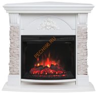 Электрокамин RealFlame Athena Corner WT c очагом Evrika 25,5