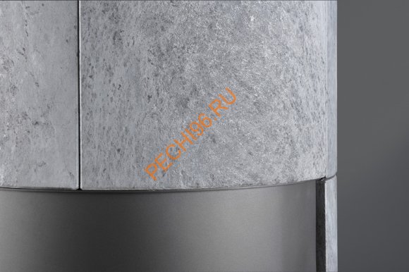 Печь-камин Thorma DELIA Serpentino EXTRA черная с аккум.камнями