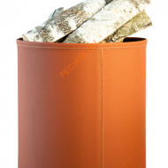 Дровница Fire&Wood Dublin, экокожа медно-рыжая