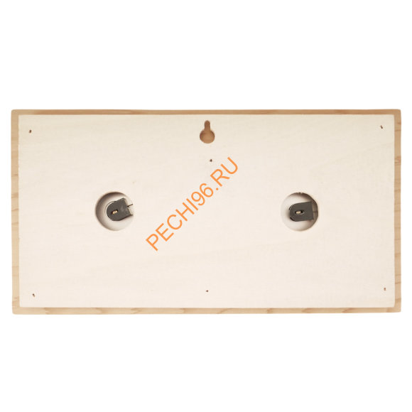 Термогигрометр EVEREST горизонталь White, кедр (TG-04)