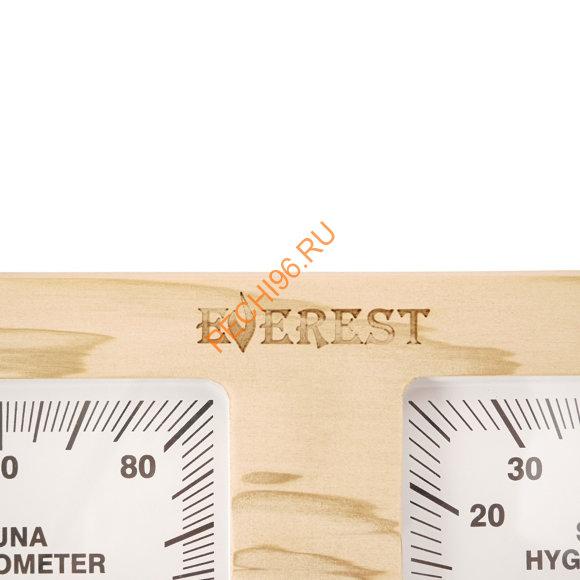 Термогигрометр EVEREST горизонталь White, кедр (TG-04)