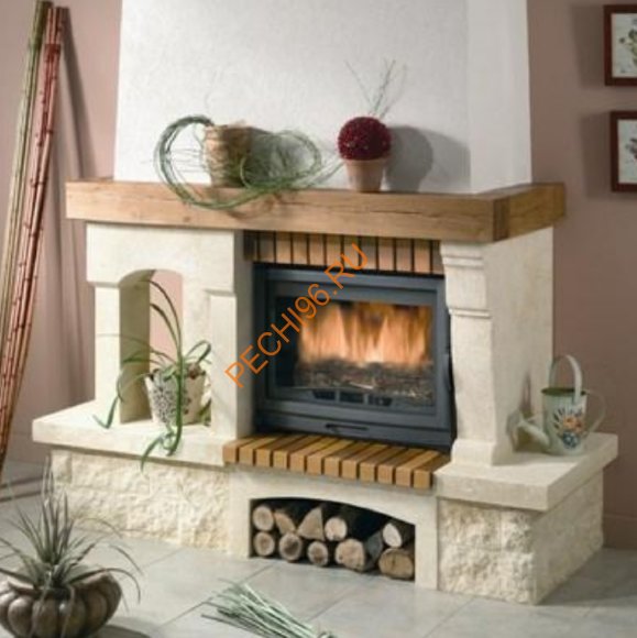 Дровяной камин CHAZELLES СS18 с топкой SOLO D70