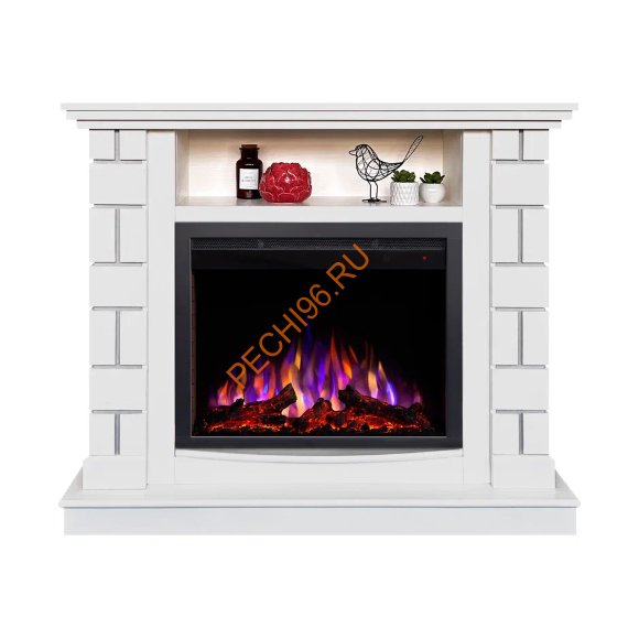 Электрокамин RealFlame EDWARD 25,5 WT с очагом Saphir 25,5