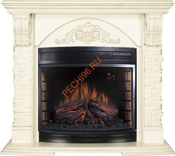 Электрокамин Royal Flame Rimini cлоновая кость с очагом Dioramic 28 LED FX Электрокамин Royal Flame Rimini cлоновая кость с очагом Dioramic 28 LED FX