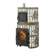 Печь банная Эверест Легкий пар Профи Чугун, Ковка (по-серому), б/в