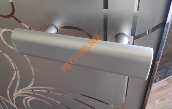 Дверь в хамам стеклянная Арта Стандарт Прозрачная, коробка алюминий