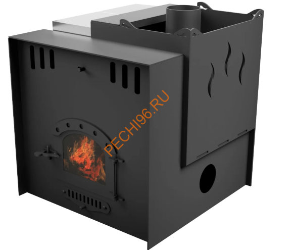 Печь банная Термосфера Горыныч Мини, малое стекло, СВОП