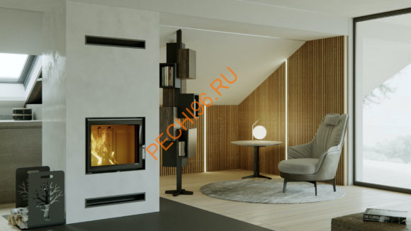 Каминная топка DEFRO HOME NAVI SM, 14 кВт, 630/535мм, с т/о