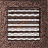 Вентиляционная решетка Kratki 17МХ 170х170 мм латунь