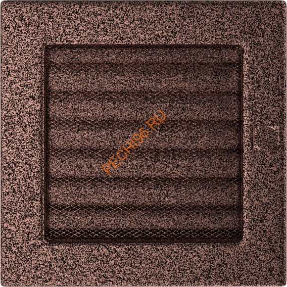 Вентиляционная решетка Kratki 17МХ 170х170 мм латунь