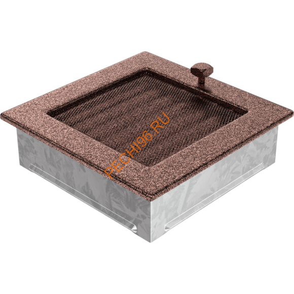 Вентиляционная решетка Kratki 17МХ 170х170 мм латунь