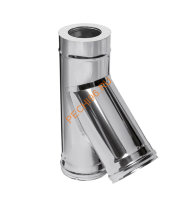 Сэндвич тройник 45° Титан KraftBerg, d 115/200 321/430-0,8/0,5мм