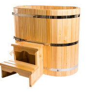 Купель НКЗ овальная из кедра d 78х120 см