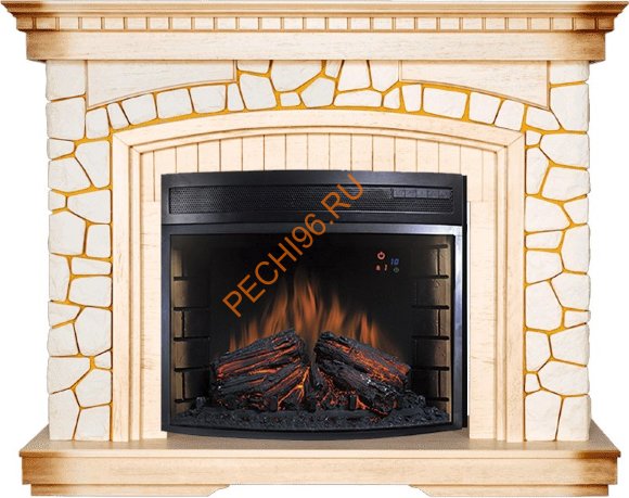 Электрокамин Royal Flame Glasgow с очагом Dioramic 28 LED FX