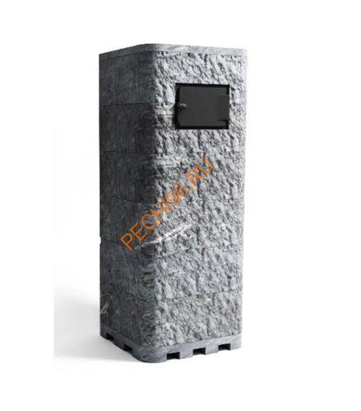 Печь банная газовая RT-50RV 310S Талькомагнезит Скала с радиусными углами