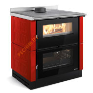 Печь-камин La Nordica Verona XXL MAIOLICA BORDEAUX