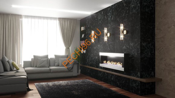 Биокамин Русский огонь Модерн 1300N настенный