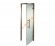 Дверь стеклянная Grandis GS 8х21-М-Н-BR коробка алюминий Brasch