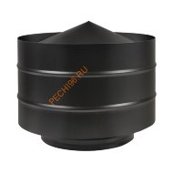 Дефлектор Везувий BLACK (Оц+AISI 430/0,5мм) d 115/200 мм Дефлектор Везувий BLACK (Оц+AISI 430/0,5мм) d 115/200 мм