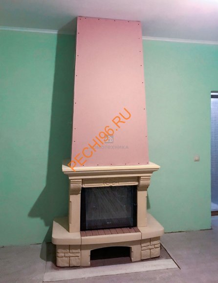 Облицовка для камина TALENCE SR с каменной балкой, пристенная