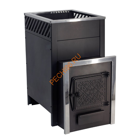 Печь банная Сталь-Мастер Рада 4XXL, дверка чугунная антрацит, дровяная