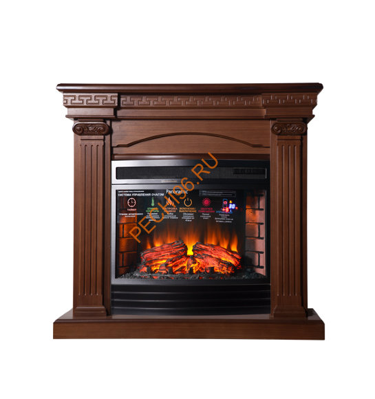 Электрокамин InterFlame Афина с очагом Panoramic 25 LED FX QZ