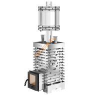 Печь банная ASTON 20С INOX с баком на трубе 50л, D115 (AISI 439) круглый