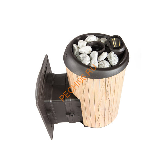 Печь банная Атмосфера L ламели Окаменевшее дерево перенесенный рисунок Печь банная Атмосфера L ламели Окаменевшее дерево перенесенный рисунок