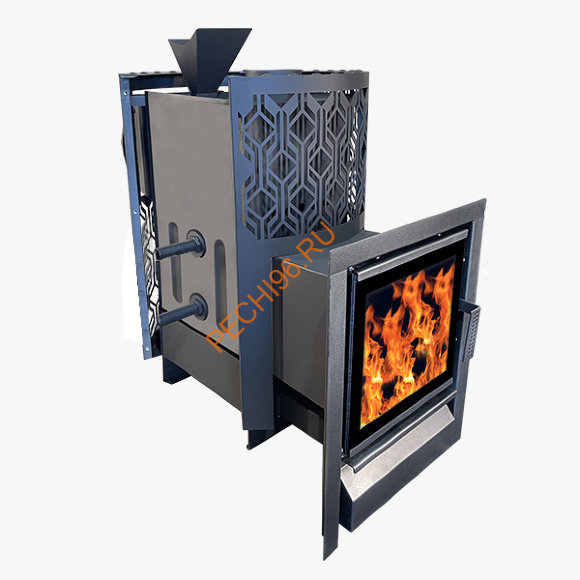 Печь-камин банная Березка Народная 16 ЗК