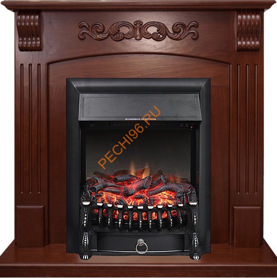 Электрокамин Royal Flame Sorrento угловой орех с очагом Fobos FX