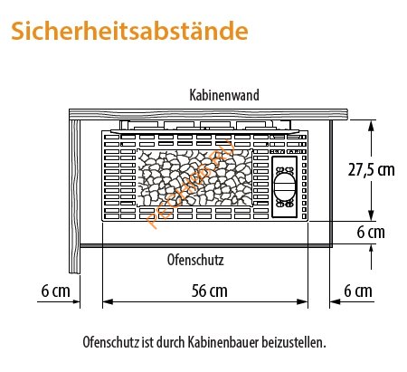 Электрическая печь EOS Bi-O Gracil W 6 кВт антрацит