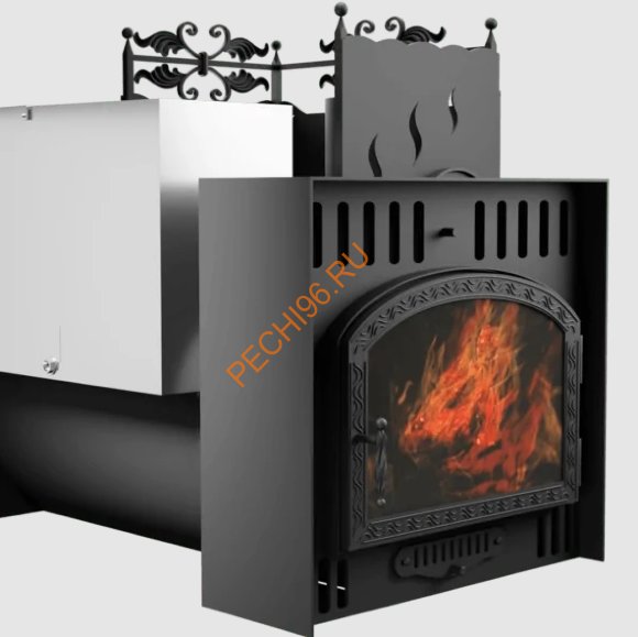 Печь банная Термосфера Горыныч 3, большая дверь со стеклом, система ЕСВО