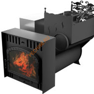 Печь банная Термосфера Горыныч 3, большая дверь со стеклом, система ЕСВО