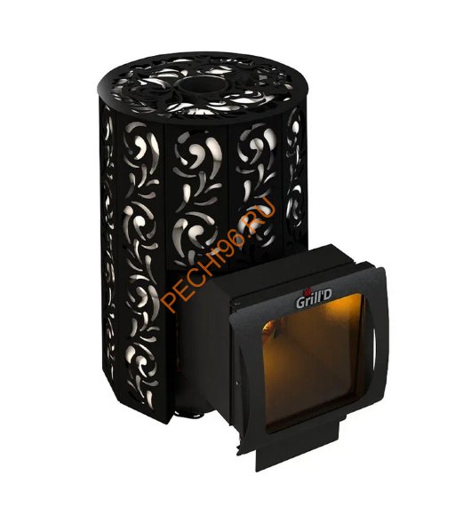 Печь банная Grill’D Violet Long Window Max