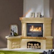 Дровяной камин CHAZELLES СS08 с топкой SOLO D70