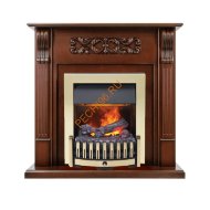 Электрокамин Dimplex Venice с очагом Danville Brass FB2 махагон Электрокамин Dimplex Venice с очагом Danville Brass FB2 махагон