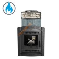 Печь банная Атмосфера L Талькохлорит ламель+сетка, с горелкой