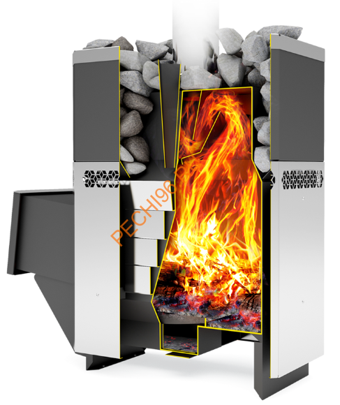 Печь банная Теплодар Русь 12 ЛНЗП Панорама Профи Печь банная Теплодар Русь 12 ЛНЗП Панорама Профи