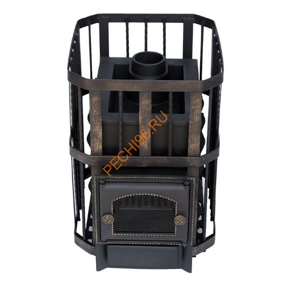 Печь банная Сибирь-премиум 25 сетка без выносной топки