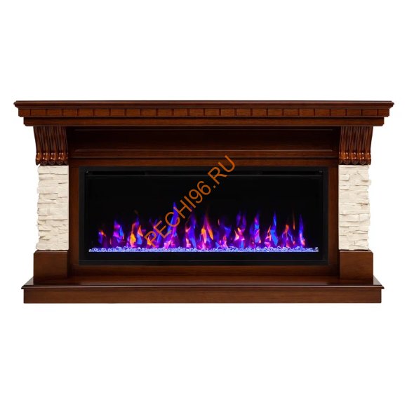 Электрокамин RealFlame Michigan 42 AO с очагом Saphir 42 Электрокамин RealFlame Michigan 42 AO с очагом Saphir 42