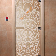 Дверь стеклянная DoorWood «Флоренция прозрачная», 2100х700 мм