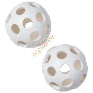 Декоративные шары ZeFire белые с отверстиями одного размера