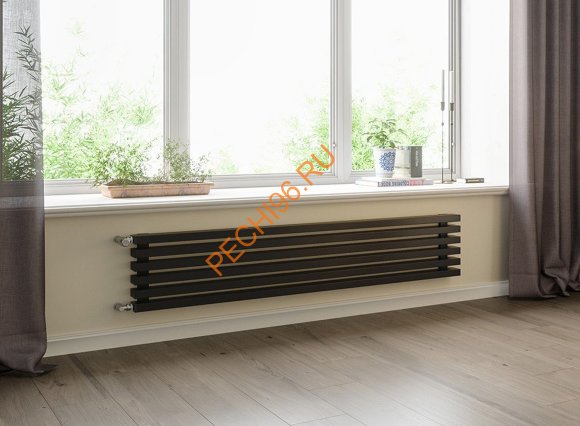 Радиатор трубчатый Loten Grey Z 1000/180 4 с боковое подключение
