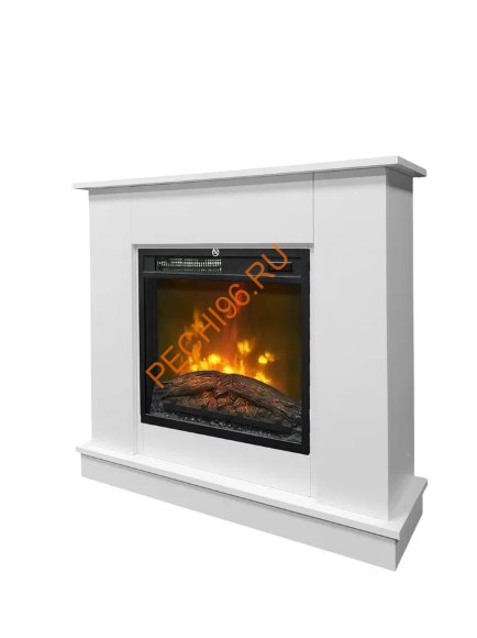 Электрокамин RealFlame Флора Белый с очагом AMIX 18 Электрокамин RealFlame Флора Белый с очагом AMIX 18