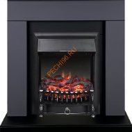 Электрокамин Royal Flame Bergen (Разборный), серый графит, с очагом Fobos FX