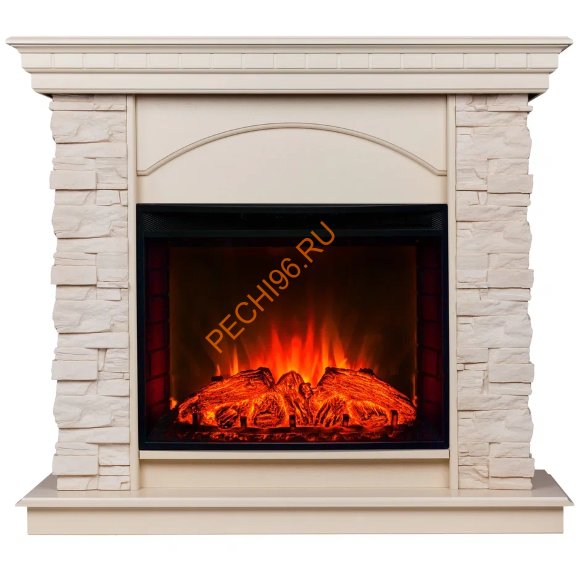 Электрокамин RealFlame Elford WT с очагом Evrika 25,5 LED