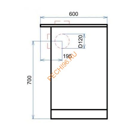 Стальная печь-плита Thorma OKONOM75/FIKO DELUXE белая