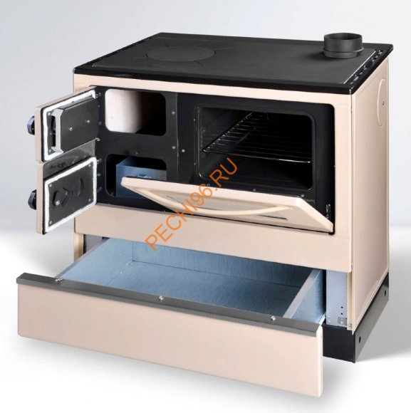 Стальная печь-плита Thorma OKONOM85/FIKO DELUXE бежевая