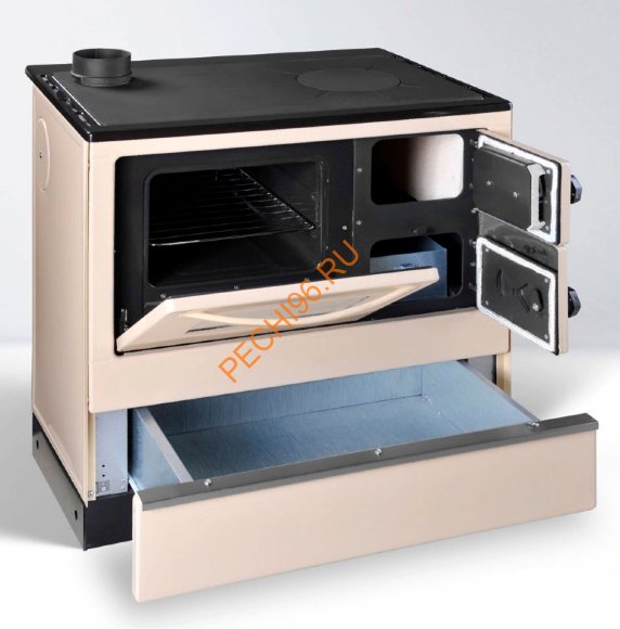 Стальная печь-плита Thorma OKONOM85/FIKO DELUXE бежевая